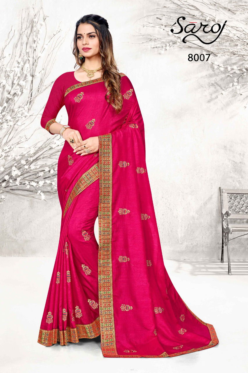 Saroj Diya New Exclusive Wear Silk Designer Latest Saree Collection